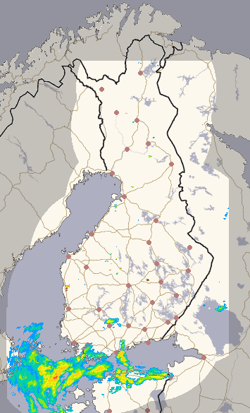 Suomi 1 h + ennuste kuva 1/26