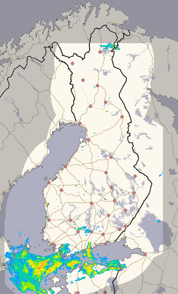 Suomi 1 h + ennuste kuva 1/26