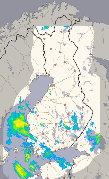 Suomi 1 h + ennuste kuva 1/26