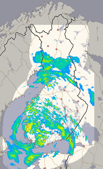 Suomi 1 h + ennuste kuva 1/26