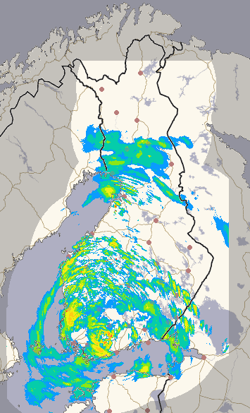 Suomi 1 h + ennuste kuva 1/26