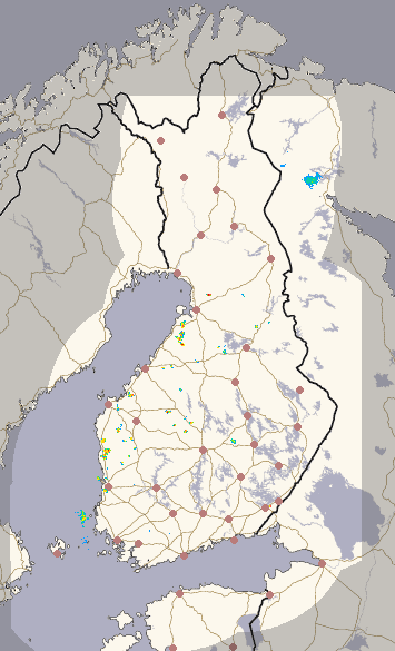 Suomi 1 h + ennuste kuva 1/26