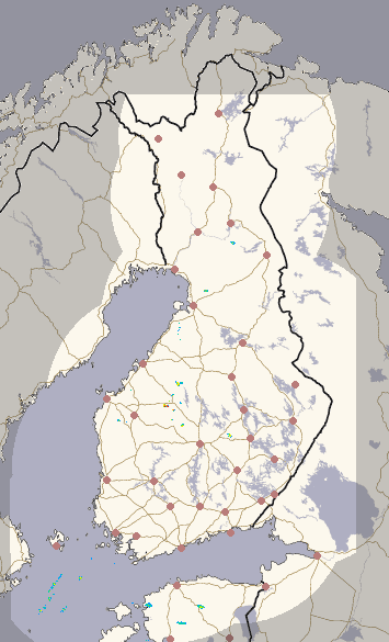 Suomi 1 h + ennuste kuva 1/26