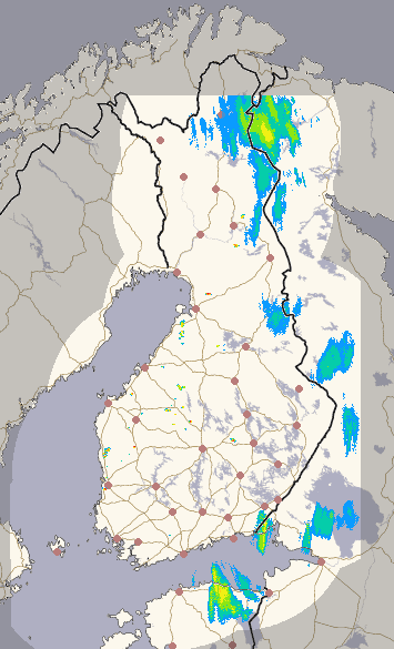 Suomi 1 h + ennuste kuva 1/26