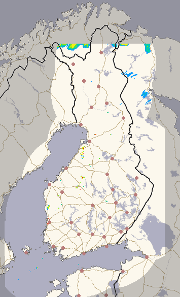 Suomi 1 h + ennuste kuva 1/26