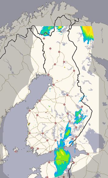 Suomi 1 h + ennuste kuva 1/26