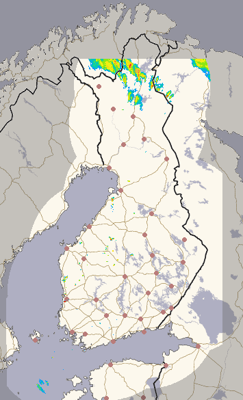Suomi 1 h + ennuste kuva 1/26