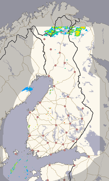 Suomi 1 h + ennuste kuva 1/26
