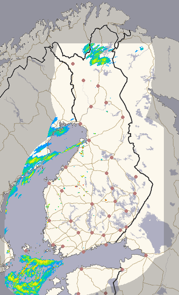 Suomi 1 h + ennuste kuva 1/26