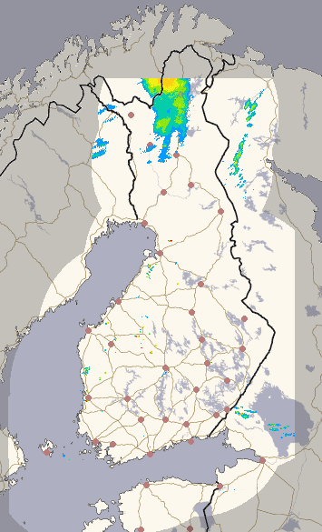 Suomi 1 h + ennuste kuva 1/26