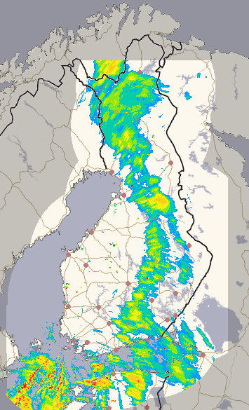 Suomi 1 h + ennuste kuva 1/26