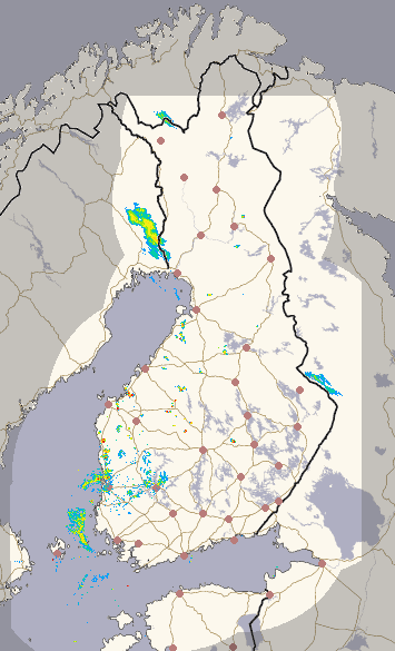 Suomi 1 h + ennuste kuva 1/26