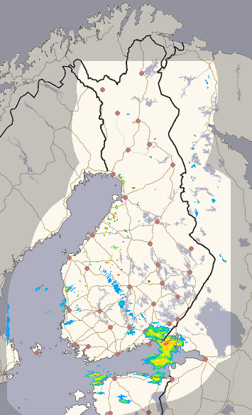 Suomi 1 h + ennuste kuva 1/26