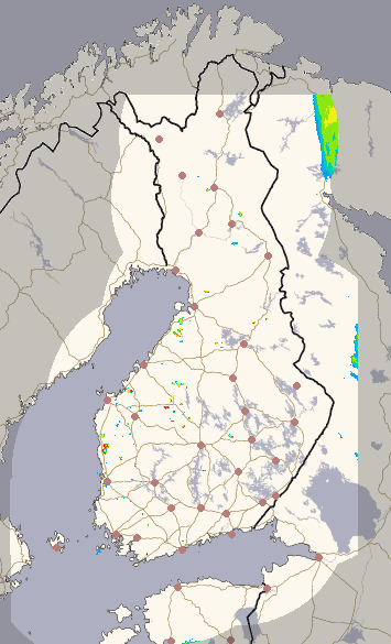 Finland 1 h + forecast image 1/26