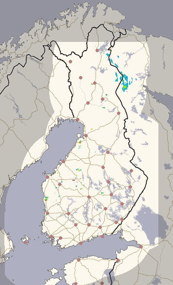 Suomi 1 h + ennuste kuva 1/26