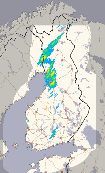 Suomi 1 h + ennuste kuva 1/26