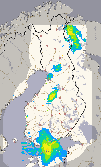Suomi 1 h + ennuste kuva 1/26