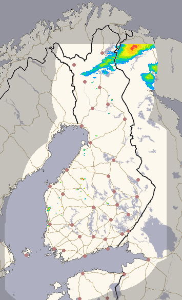 Suomi 1 h + ennuste kuva 1/26